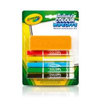 Фломастери Crayola Набір Washable для сухого стирання з щіткою 5 шт (256417.012)