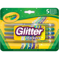 Фломастери Crayola Набір з блискітками 5 шт (256354.012)