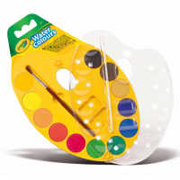 Акварельні фарби Crayola з пензликом 12 кольорів (256454.024)