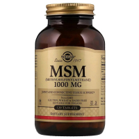 Мінерали Solgar Сірка, MSM (Methylsulfonylmethane), 1000 мг, 120 таблеток (SOL-01734)