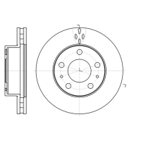 Гальмівний диск REMSA 61016.10