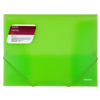 Папка на резинках Axent A4 600 мкм Transparent green (1501-26-A)