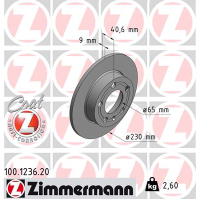 Гальмівний диск ZIMMERMANN 100.1236.20