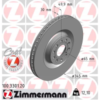 Гальмівний диск ZIMMERMANN 100.3301.20