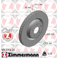 Гальмівний диск ZIMMERMANN 100.3356.20