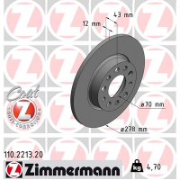 Гальмівний диск ZIMMERMANN 110.2213.20