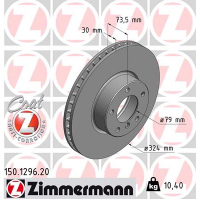 Гальмівний диск ZIMMERMANN 150.1296.20