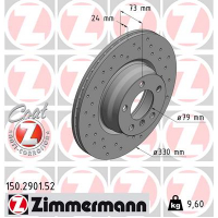 Гальмівний диск ZIMMERMANN 150.2901.52