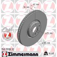 Гальмівний диск ZIMMERMANN 150.2918.32