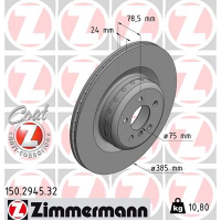 Гальмівний диск ZIMMERMANN 150.2945.32