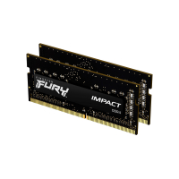 Модуль пам'яті для ноутбука SoDIMM DDR4 16GB (2x8GB) 2933 MHz Fury Impact Kingston Fury (ex.HyperX) (KF429S17IBK2/16)