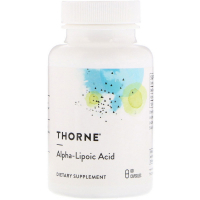Антиоксидант Thorne Research Альфа-ліпоєва кислота, Alpha-Lipoic-Acid, 60 капсул (THR-79701)