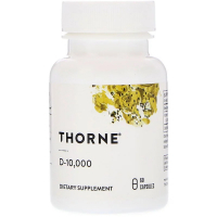 Вітамін Thorne Research Вітамін D3, 10 000 МО, D-10,000, 60 капсул (THR-14801)