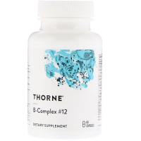 Вітамін Thorne Research В-Комплекс №12, B-Complex 12, 60 капсул (THR-11203)