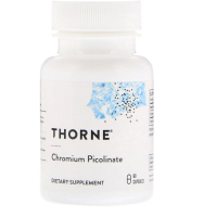 Мінерали Thorne Research Хром Пиколинат 500 мкг, Chromium Picolinate, 60 капсул (THR-25502)