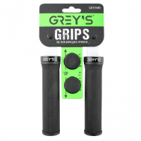 Гріпси Grey's з гумовим покриттям 2 шт 130 мм Black (GR17400)