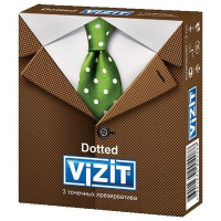 Презервативи Vizit Dotted 3 шт. (4601834004088)