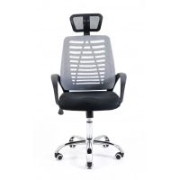 Офісне крісло Richman Бласт сітка чорна + сітка сіра (ADD0002352)