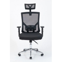 Офісне крісло Richman Роджер Хром сітка чорна (ADD0002376)