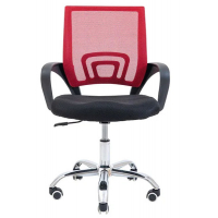 Офісне крісло Richman Спайдер сітка чорна + червона (ADD0000012)