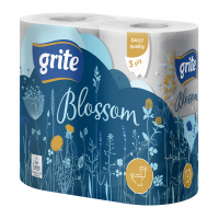 Туалетний папір Grite Blossom 3 шари 4 рулони (4770023348736)