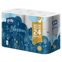 Туалетний папір Grite Blossom 3 шари 24 рулони (4770023348712)