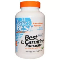 Амінокислота Doctor's Best L-Карнітин Фумарат 855мг, Biosint, 180 гелевих капсул (DRB-00154)