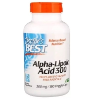 Антиоксидант Doctor's Best Альфа-ліпоєва кислота, 300 мг, 180 капсул (DRB-00277)