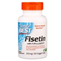 Антиоксидант Doctor's Best Підтримка Мозку, Фісетін, Fisetin with Novusetin, 100 мг, 30 (DRB-00227)