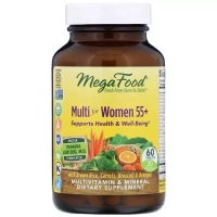 Мультивітамін MegaFood Мультивітаміни для жінок 55+, Multi for Women 55+, 60 таблет (MGF-10271)