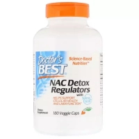 Вітамін Doctor's Best N-Ацетилцистеїн, NAC Detox Regulators, 180 гелевих капсул (DRB-00517)