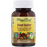 Вітамінно-мінеральний комплекс MegaFood Будівельник крові, Blood Builder, 30 таблеток (MGF-10170)