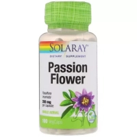 Трави Solaray Пассифлора, Passion Flower, 100 капсул (SOR-01430)