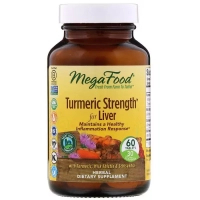 Трави MegaFood Сила куркуми для печінки, Turmeric Strength for Liver, 60 та (MGF10306)