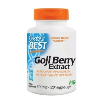 Трави Doctor's Best Ягоди Годжі, Goji Berry Extract, 600 мг, 120 капсул (DRB-00153)