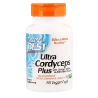 Вітамінно-мінеральний комплекс Doctor's Best Ультра Кордицепс Плюс, 60 рослинних капсул (DRB-00098)