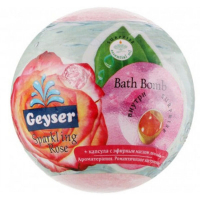 Бомбочка для ванни Geyser Sparkling Rose з капсулою ефірної олії 140 г (4820091145871)