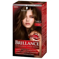 Фарба для волосся Brillance 862-Шляхетний каштан 142.5 мл (4015000535298)