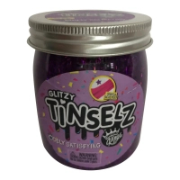 Набір для творчості Comp Kings Лізун Slime Glitzy Tinselz з блискітками аромат Виноград 210 (300189-5)