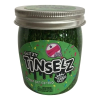 Набір для творчості Comp Kings Лізун Slime Glitzy Tinselz з блискітками аромат Зелене яблук (300189-6)