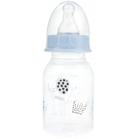 Пляшечка для годування Baby-Nova Декор 120 мл Блакитна (3960068)
