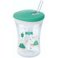 Поїльник-непроливайка Nuk Nuk Evolution Action Cup 230 мл Зелений (3952384)