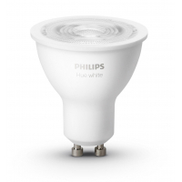 Розумна лампочка Philips Hue GU10, White, BT, DIM, 2шт (929001953506)