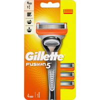 Бритва Gillette Fusion5 з 4 змінними картриджами (7702018556274/7702018610266)