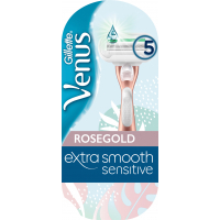 Бритва Gillette Venus Extra Smooth Sensitive RoseGold з 1 змінним картриджем (7702018517886)