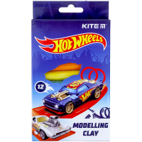 Пластилін Kite Hot Wheels Hot Wheels 12 кол. 200 г (HW21-086)