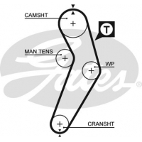 Ремінь ГРМ Gates 5473XS