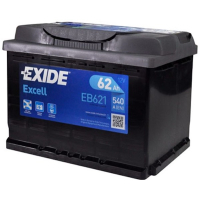 Акумулятор автомобільний EXIDE EXCELL 62A (EB621)
