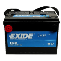 Акумулятор автомобільний EXIDE EXCELL 70A (EB708)
