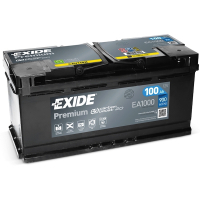 Акумулятор автомобільний EXIDE PREMIUM 100A (EA1000)